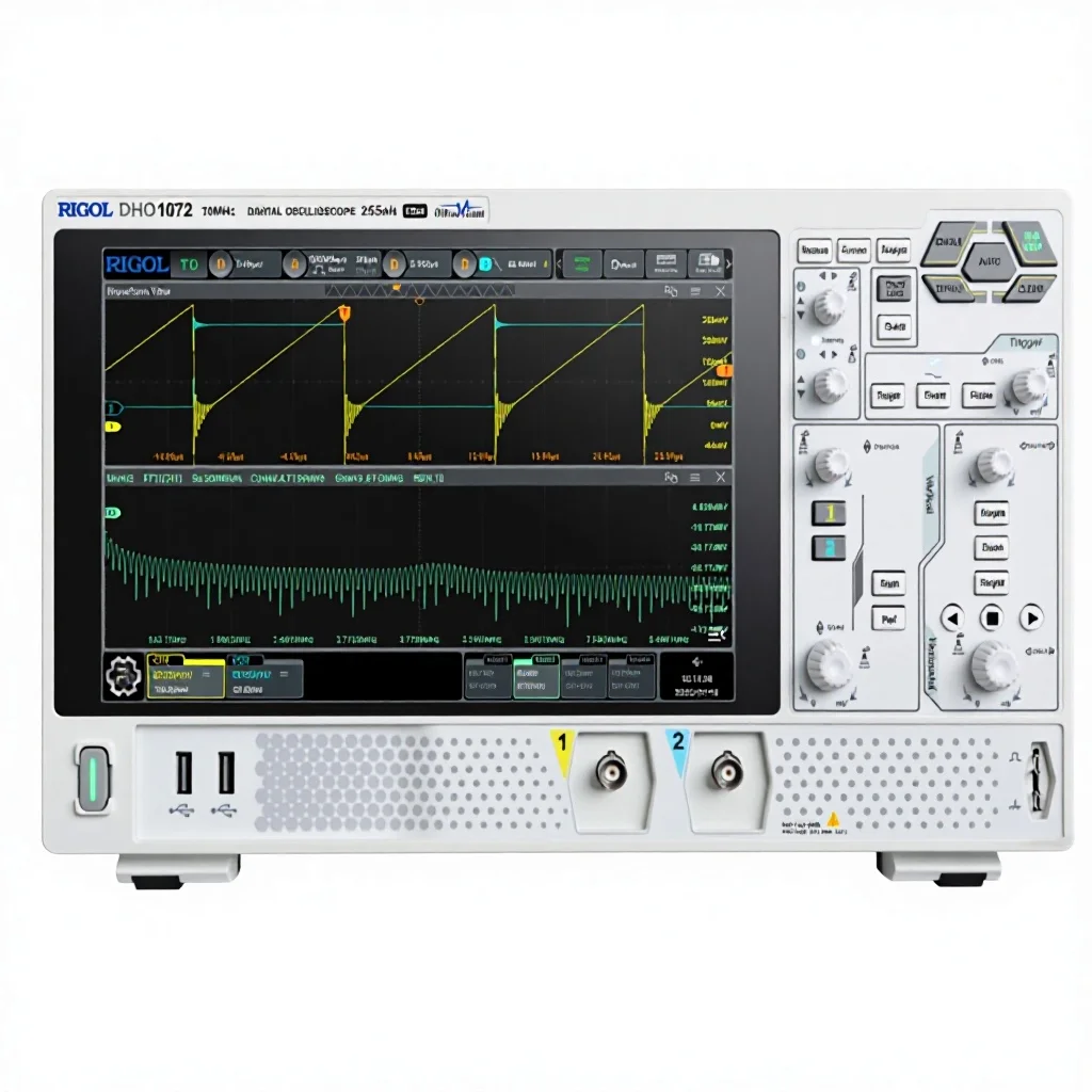 RIGOL DHO1072 Lightweight User-Friendly Dual-Channel Digital Oscilloscope for Fast Signal Visualization and Routine Testing