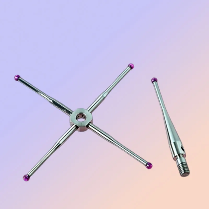 M2/M3 star shaped measuring seat with three coordinate center star shaped probe machine tool special accessories
