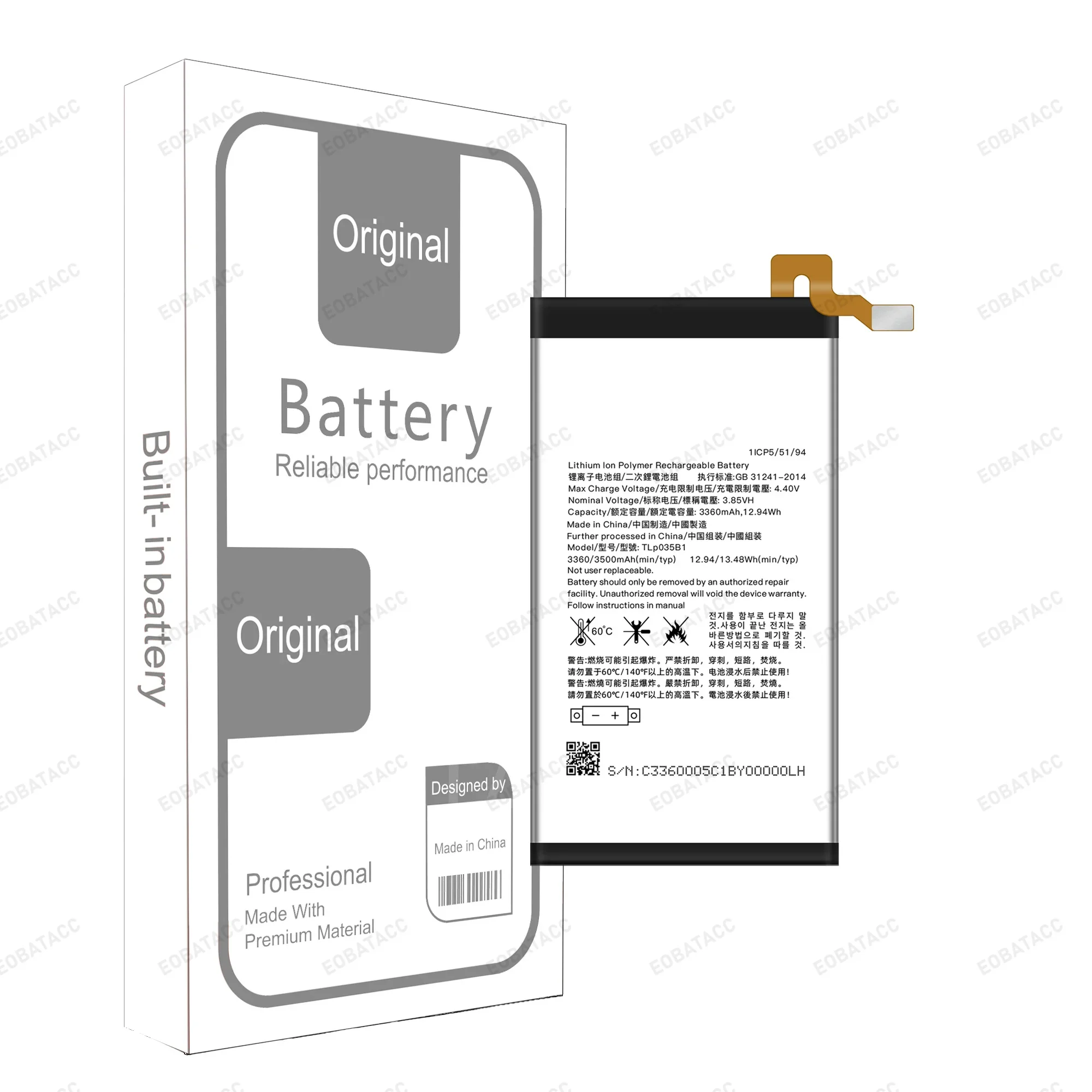 2026 Years TLP035B1 TLP034E1 Battery for Blackberry Keytwo Key 2 Keyone KEY1 Original Capacity Batteries Bateria+ Free Tools