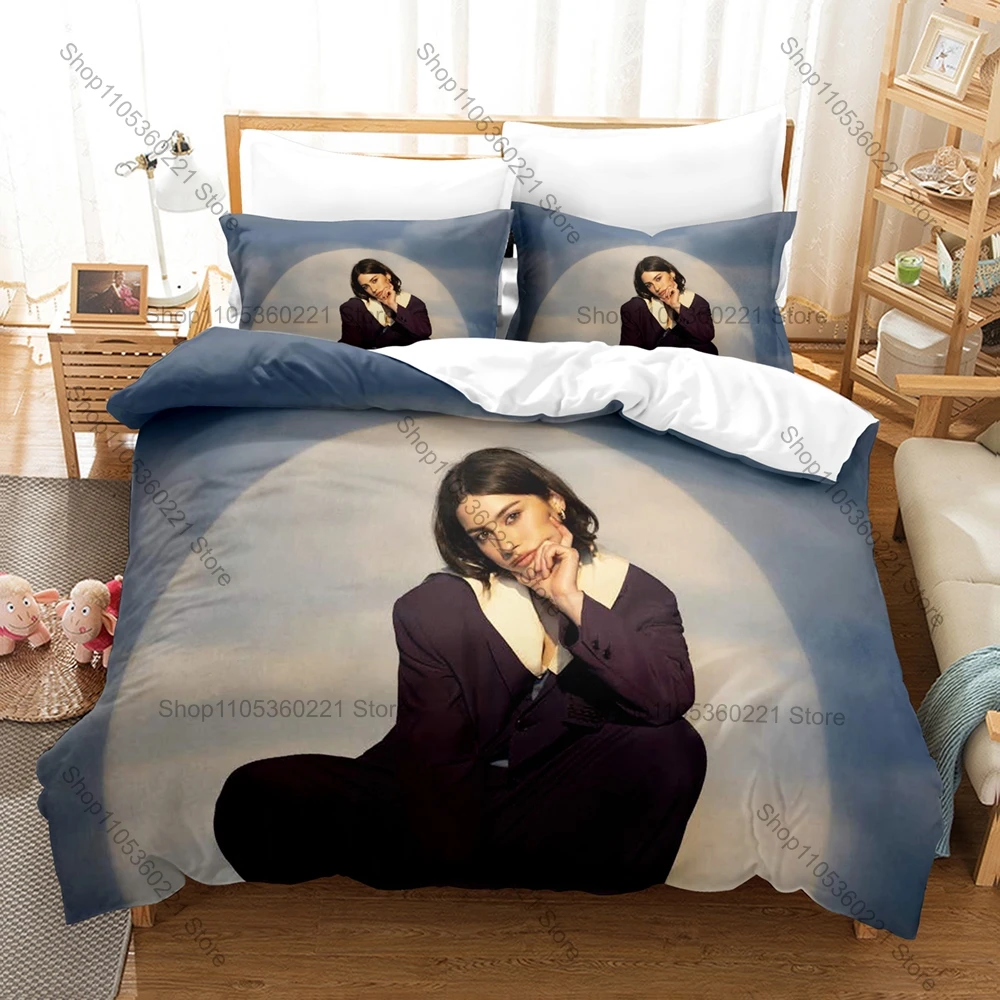 G-Gracie Abrams The Secret of Us Minor Album Indie Pop Singer HD Print Bedding Set Duvet Cover + 2 Pillowcases Polyester Decor