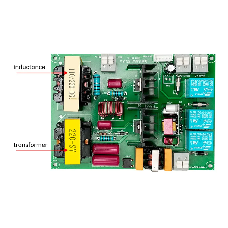 FanYingSonic 40KHz Digital Display Circuit Board With 50W Transducer PCB Driver Boards For Ultrasonic Cleaner Parts Generator