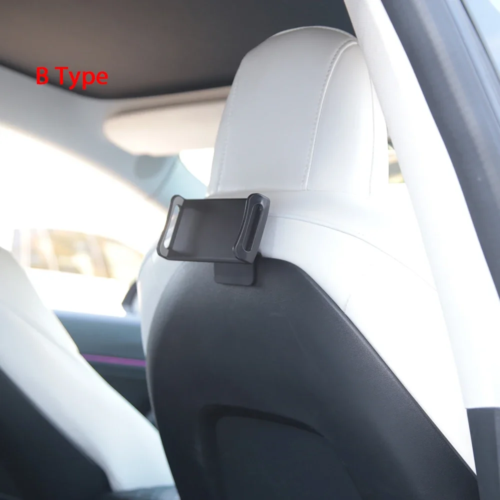 Back Seat Phone Holder For Tesla Model 3 Model Y 360 Degree Rotate Stand Support For Tablet iPad Mini Pro Interior Accessories