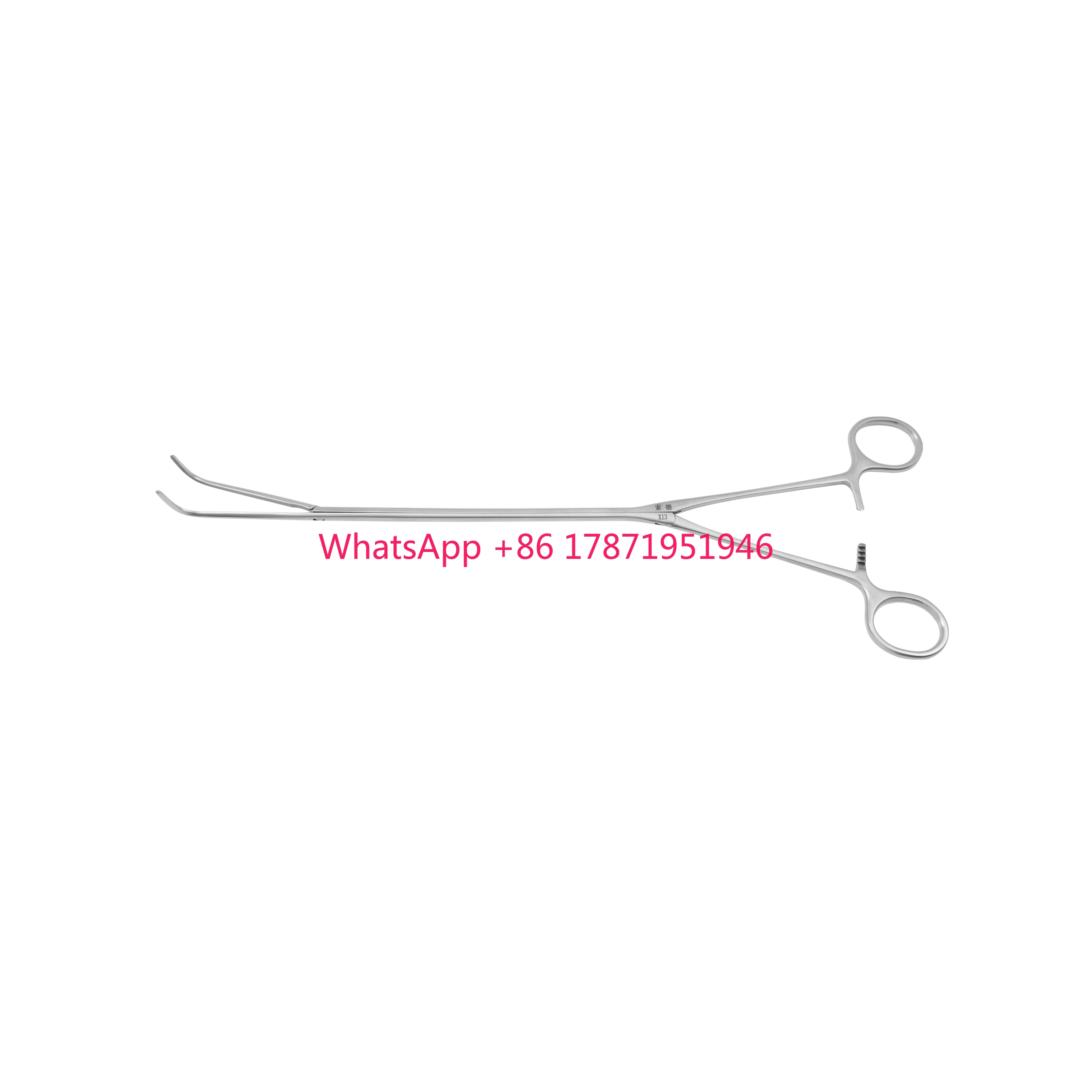 

High quality VAT hemostatic forceps scissors curved 350mm for surgical instruments