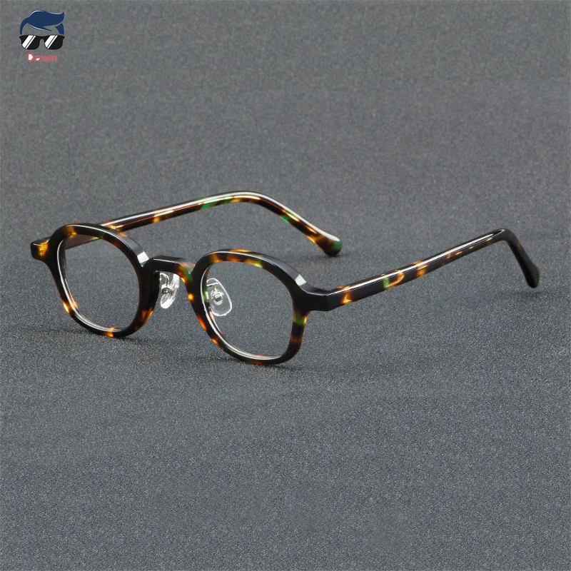 

High Quality Simple Fashion Prescription Myopia Eyeglasses Hand Made Women Eyewear Youth Fashion Preppy Style Men Glasses Frame