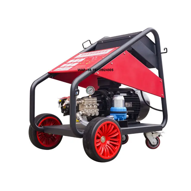 High-Pressure Industrial Water Jet Cleaning Machine New Engineering Machinery for Car Wash Shops Hot Water Process
