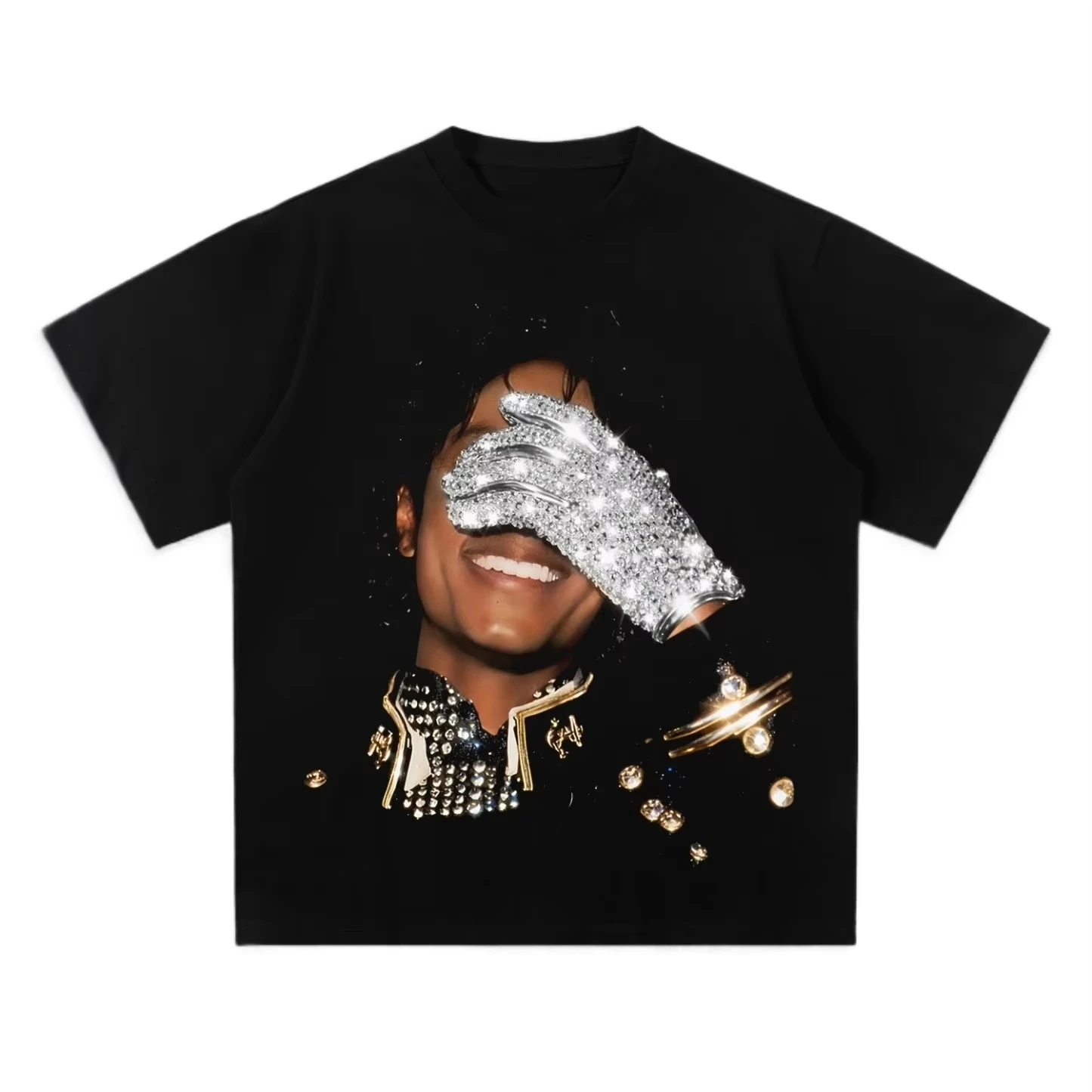 2026 MJ Michael Jackson Graphic Y2k Hip Hop Fashion Gift Tee Men Women Adults Children Boy Gril Kids Parent Child Cotton T shirt