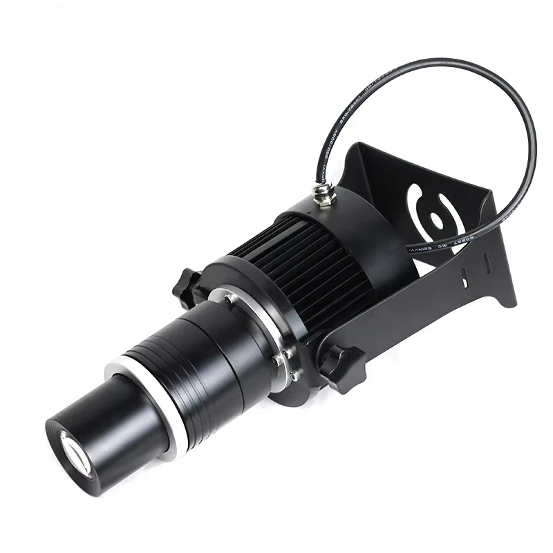MOQ.1 100w Outdoor IP66 Static Logo Wall Floor Projector Super Clear Text CE Gobo Projector Lamp