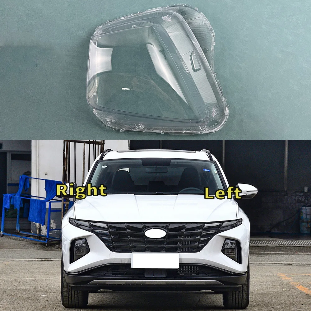 For Hyundai Tucson 2021 2022 2023 Transparent Headlamp Shell Lampmask Lamp Shade Headlight Cover Replace The Original Lampshade