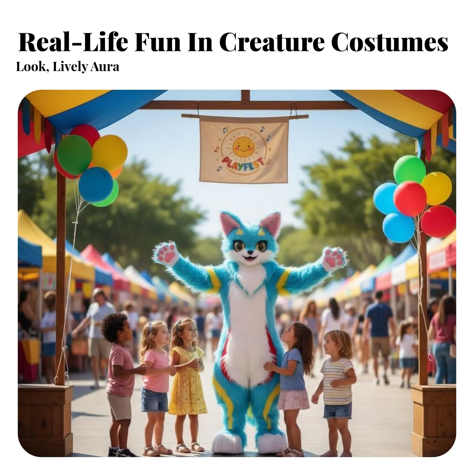 

Пушистый костюм-персонаж Ocean Canine Character Unavailablefit с полным покрытием тела, мультяшный дизайн, для косплея и развлекательных мероприятий