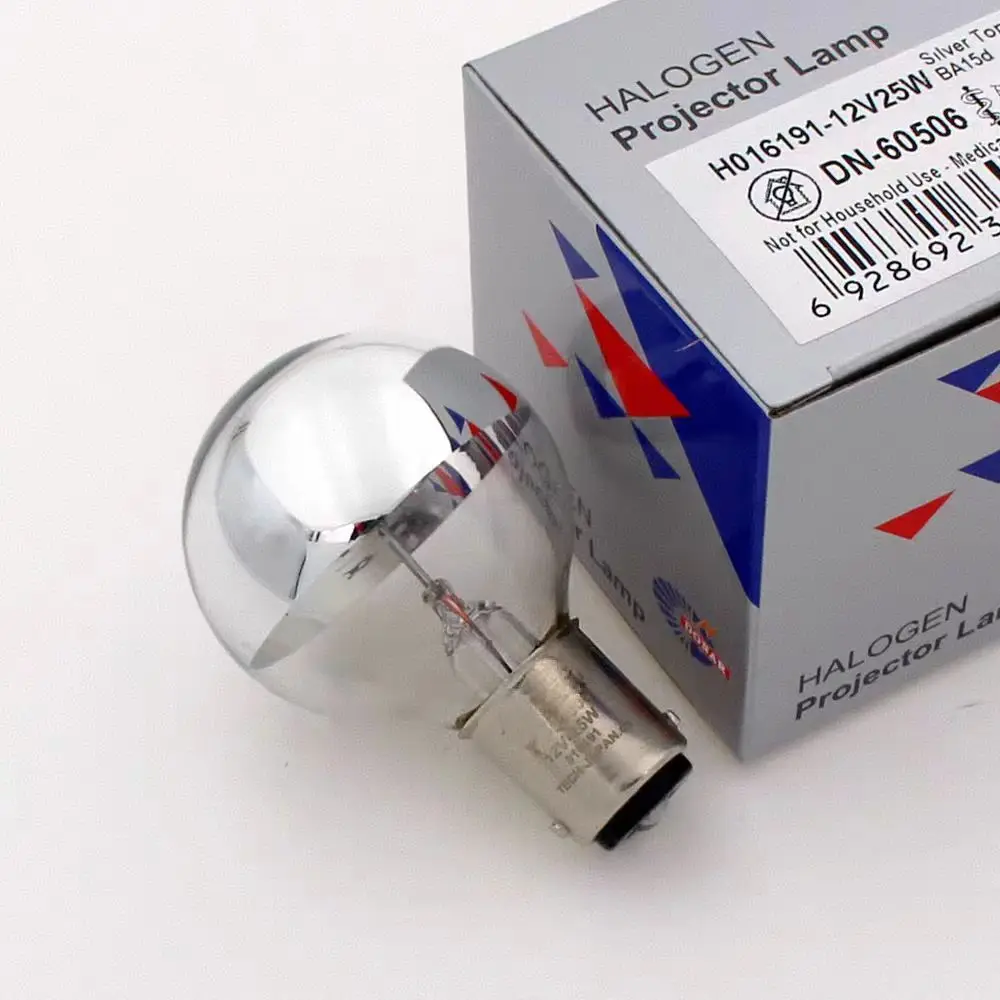 HoneyFly 5 قطعة مصباح جراحي بدون ظل BA15D 12 فولت 25 واط عاكس فضي تشغيل لمبة طبية لـ H-016191 Hanaulux 56016191