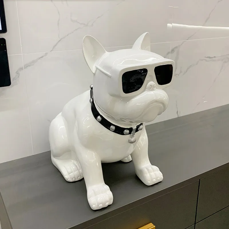 

Chinese Style Irregular Money Boxes Dog Storage Euro Coin Room Decor Large Size Piggy Bank Accent Hucha Ornaments Home Decor