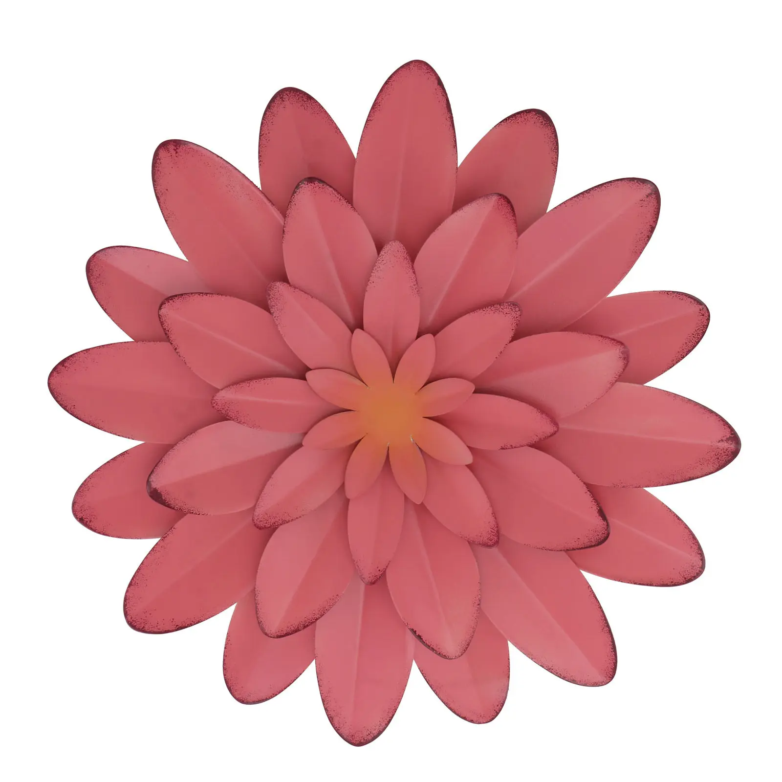 1Pcs Nordic Style Flower Pendant Iron Craft Wall Decoration Hanging Decor Simulation Flower Ornament for Indoor Background Scene