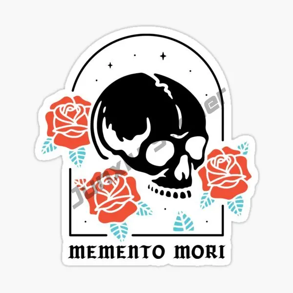 Memento Mori Stickers for Room Anime Car Kid Window Decor Wall Cute Art Laptop Living Room Bumper Home Water Bottles stickers