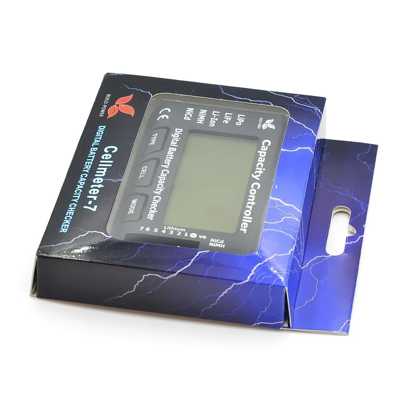 RC CellMeter-7 Digital Battery Capacity Checker LiPo LiFe Li-ion Nicd NiMH Voltage Tester Checking CellMeter7