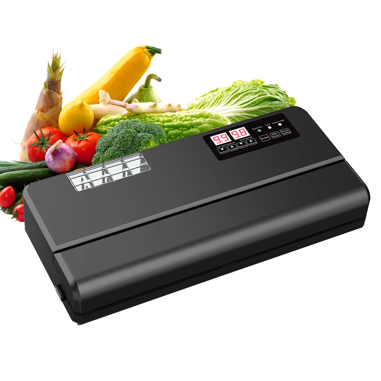 

Hot Selling Mini Household Electric Vacuum Sealer Smart Automatic Food Preservation Machine for Car
