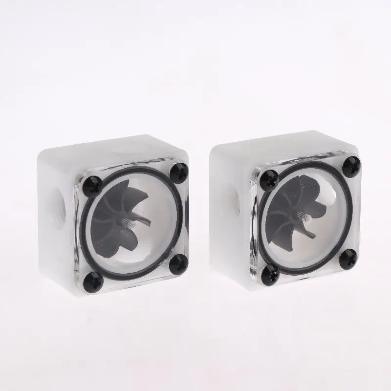 G1/4 Thread Water Cooling Flow Meter 2 Way Design Water Meter Indicator Bi Directional Meter Water Cooling System