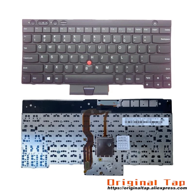 US English Keyboard for Lenovo Thinkpad L430 L530 T430 T430s T530 W530 X230 X230t 04X1315 04Y0602 04W2250 04W2406 04W2287 04W232