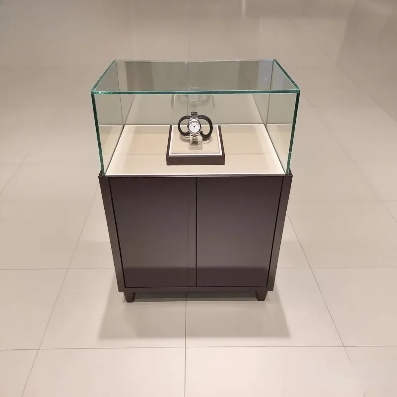 Modern Watch Showcase with Light Emitting Diodes, Luxury Jewelry and Watch Showcase