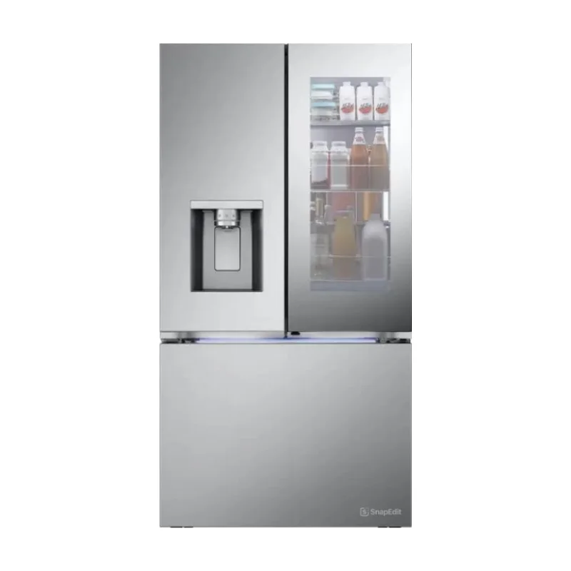- Counter-Depth MAX 25.5 Cu. Ft. French Door Smart Refrigerator with Mirror InstaView