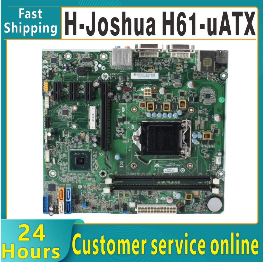 

100% тестирование материнской платы H-Joshua H61 uATX H61 670960-001 696233-001, LGA1155 работает идеально