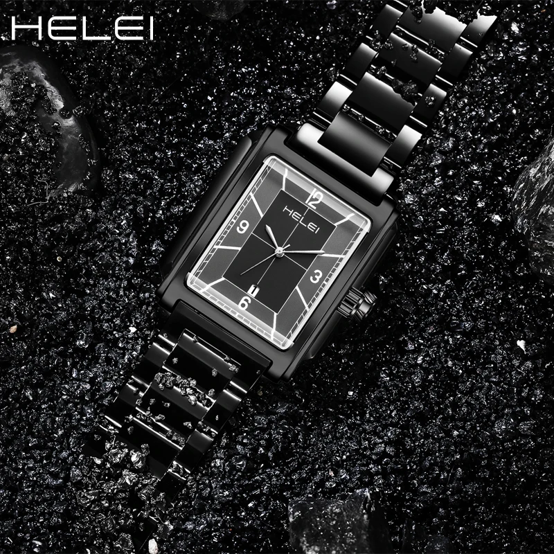 HELEI 다기능 쿼츠 무브먼트 2024 남성용 방수 시계, 스포츠 스타일, 재즈 시리즈, 신제품