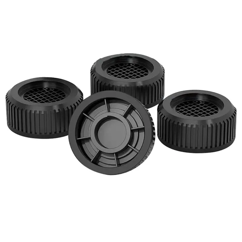 BAAM-4 Pcs Non-Slip Pads Silent Skid Raiser Mat Refrigerator Dryer Support Stand 3.3CM