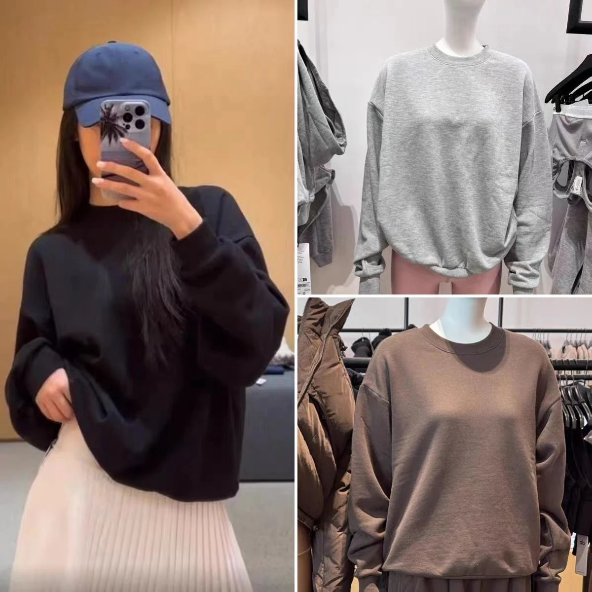 

Goddess Unisex Loose Crew Neck Pullover Yoga Accolade Straight Leg Sweatpant Tracksuit Pants Sports Spring Autumn Top