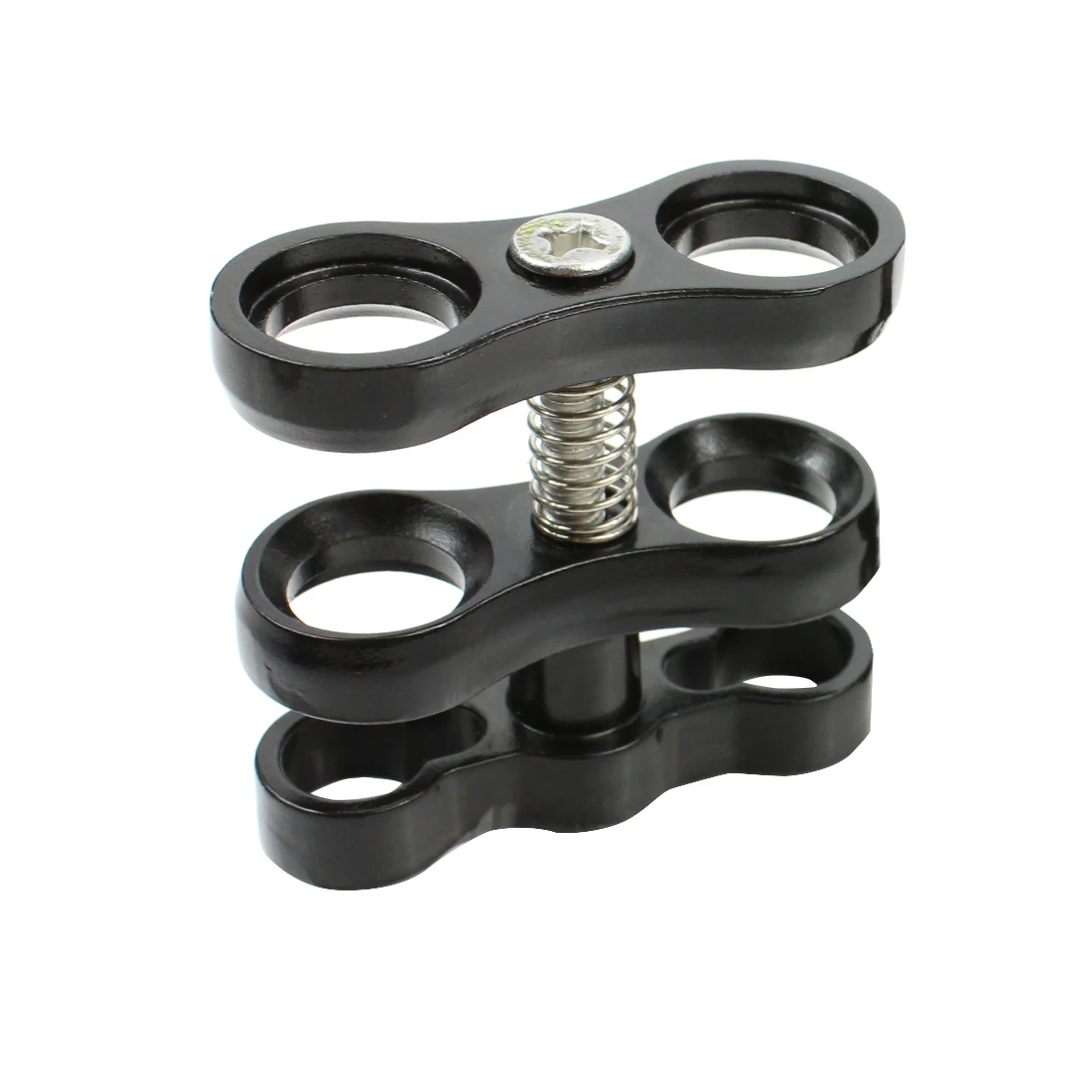 Verbesserter 1-Zoll-Kugel-Schmetterlings-Clip aus Aluminiumlegierung, Tauchlichter-Arm, 360-Grad-Halterung, Adapter für Gopro Osmo Kamera-Zubehör – Detail 12
