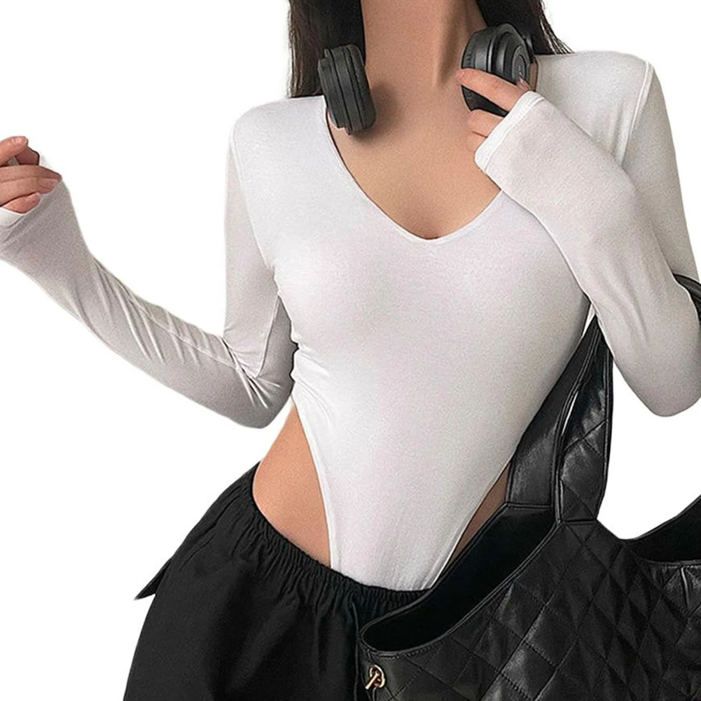Women Long Sleeve Body Shaper Tops Slight Stretch Elasticity Solid Color Round Neck Casual Daily Wear Shapewear Shirt