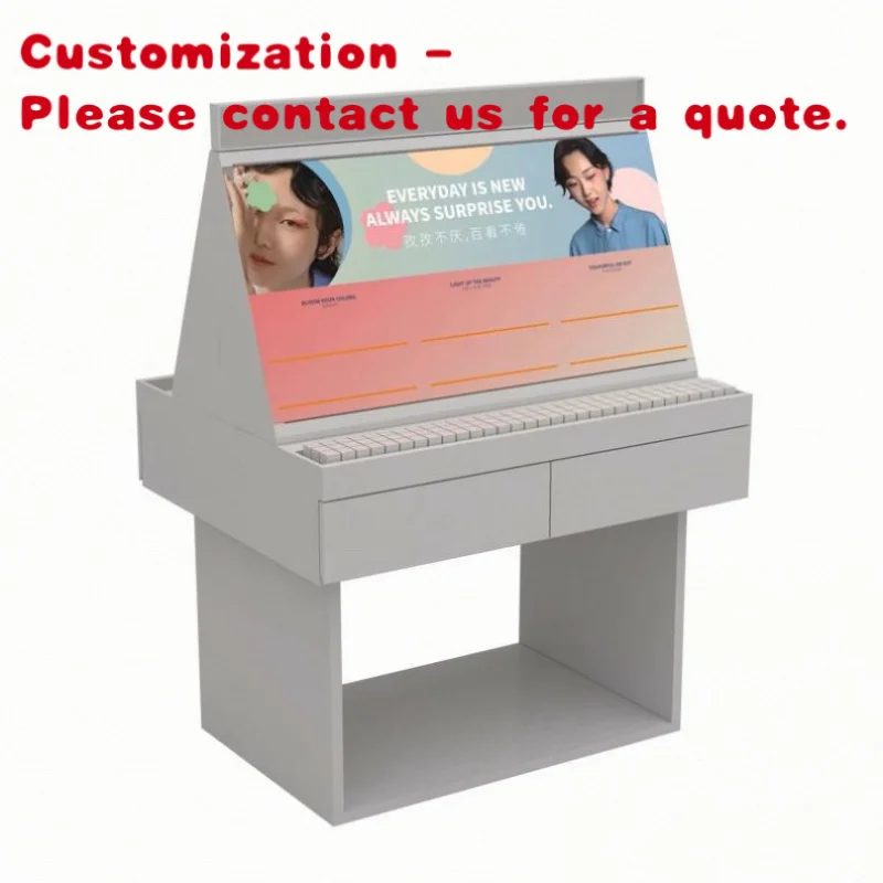 

custom.Customised Luxury Skincare Display Cabinet Salon Nail Shop Shelf Cosmetics Display Rack