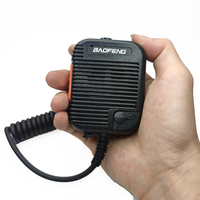 Baofeng AR-152 Walkie Talkie Speaker Microphone 2 Pin K-Type PTT MIC For UV5RH UV-25L UV22 UV-K5 Plus Quansheng Two Way Radios