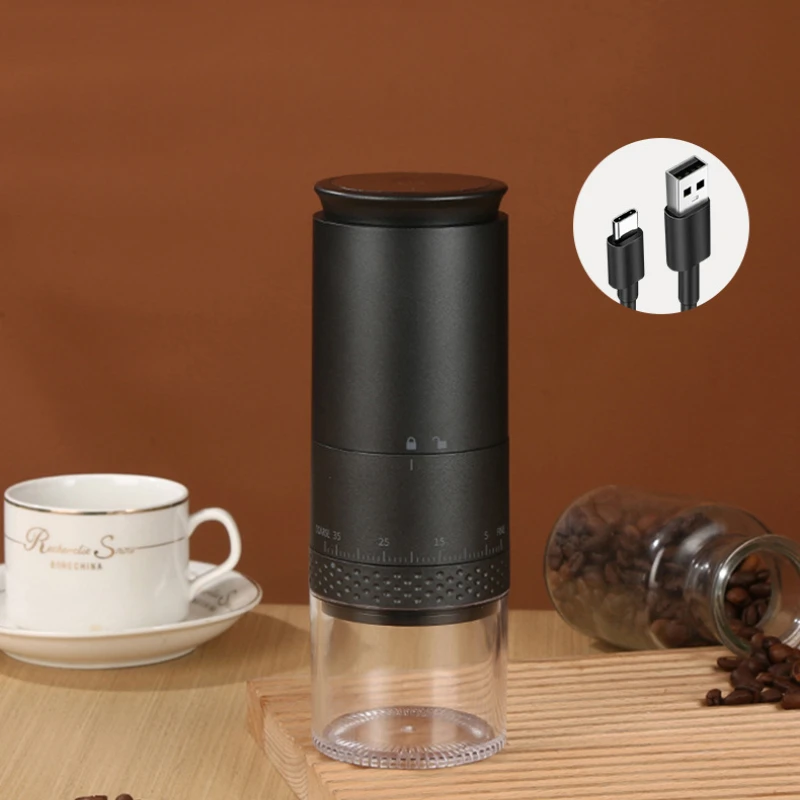 Xiaomi Youpin Electric Coffee Machine 1500mAh Conical Coffee Burr Grinder Externally Adjustable Bean Grinding Machine Grinder