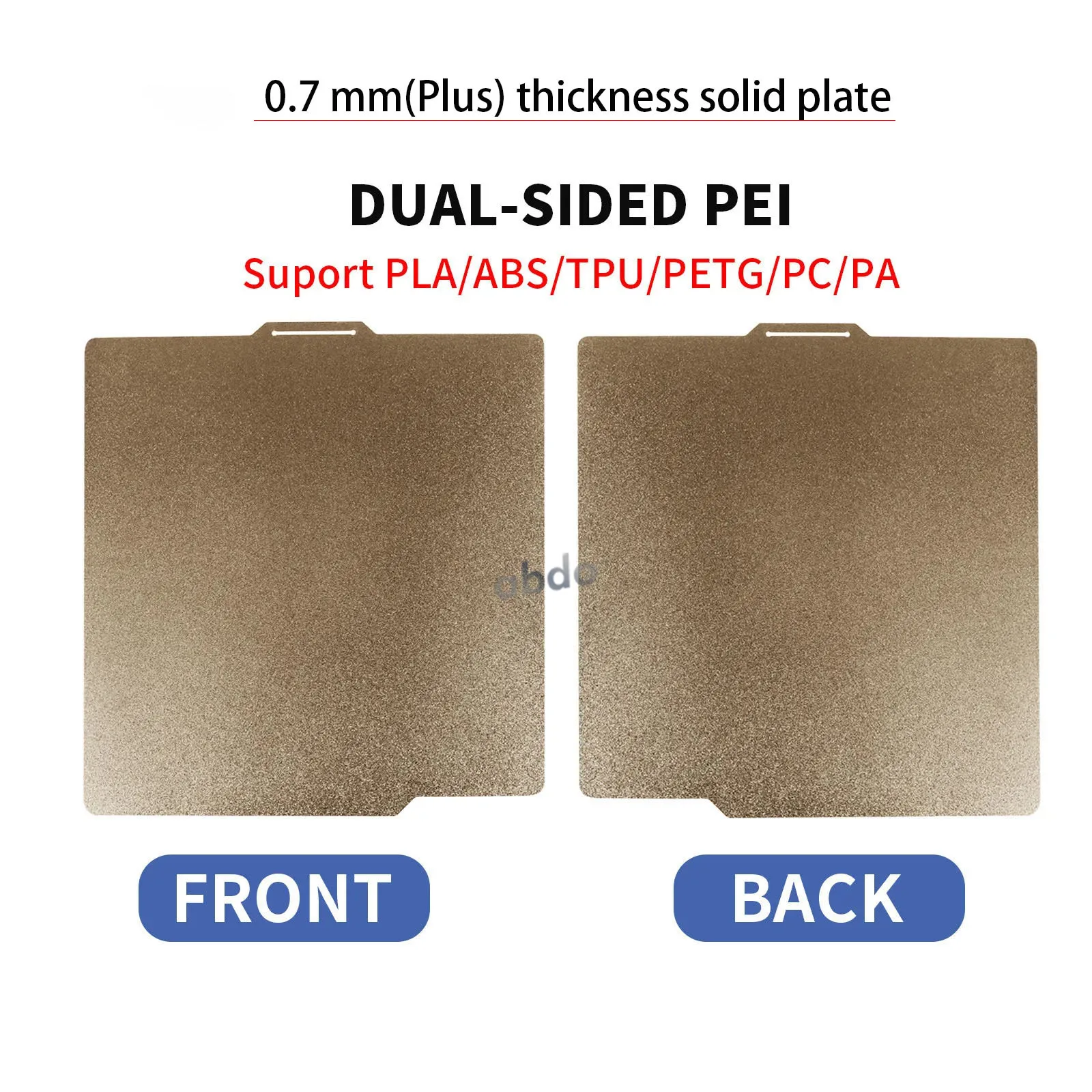 Für Bambu Lab Bauplatte Pei Blatt Federstahlblech 257x257mm PEO PET PEY H1H Glatte PEI für Bambus X1C P1s für Bambulabs A1 – Detail 6