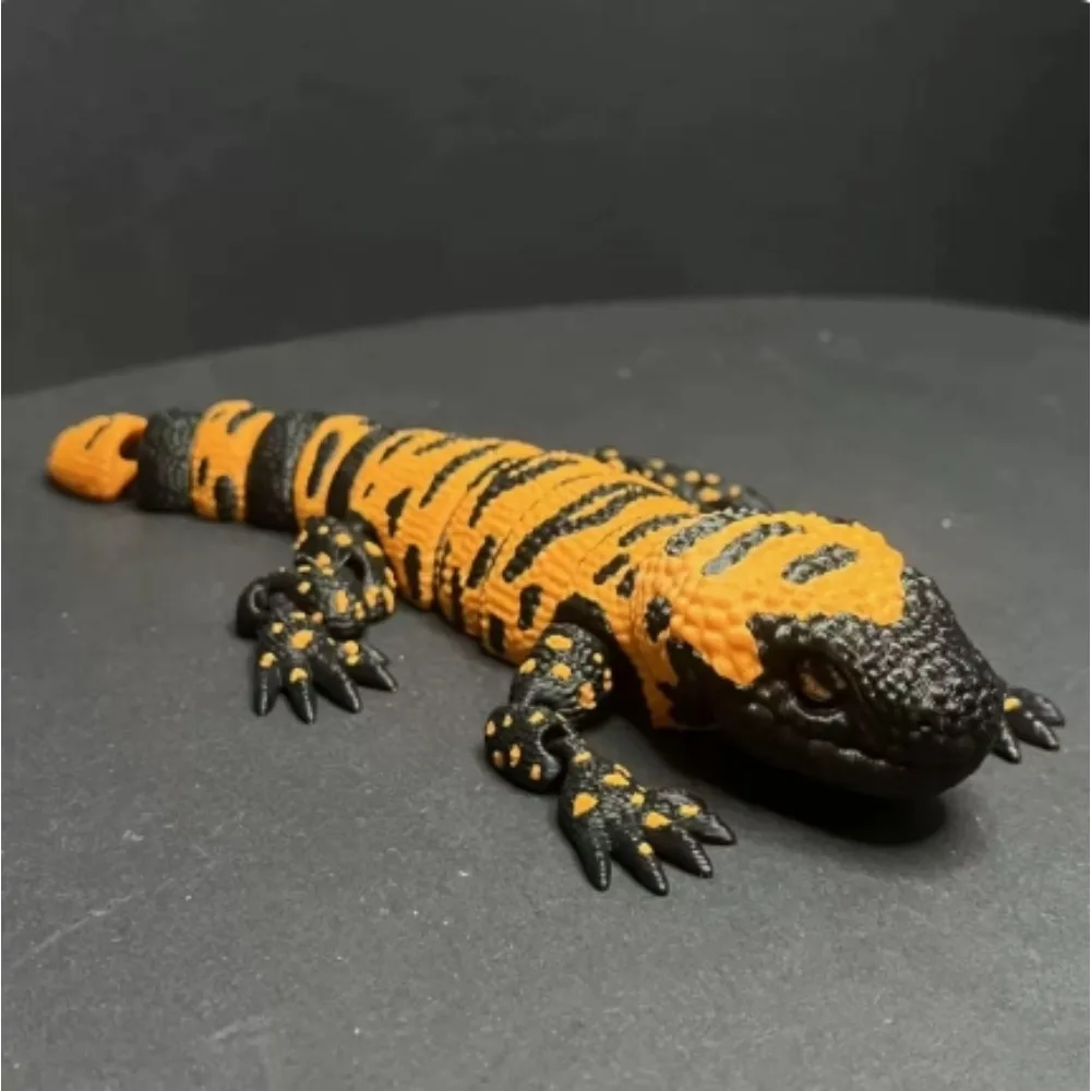 3D‑Printed Realistic Lizards Action Figure Fully Multi‑Articulated Movable Joints Model Desktop Home Decoration Accessory