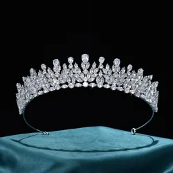 Luxury Bride Crowns For Wedding Headpieces Princess Bridal Headband Tiaras Crown For Quinceanera Women Diadem Prom Headdress