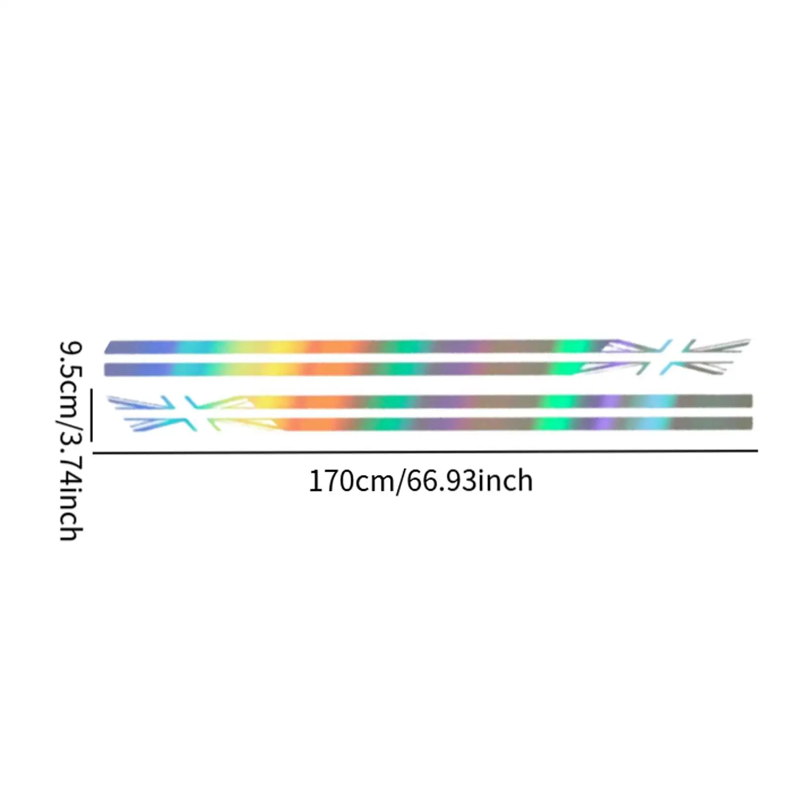 

2 Pieces Auto Sticker, Easy Installation, RV Decal Hood Car Sticker, Car Body Side Stickers for Motorhome, Vehicle, Bus Decor