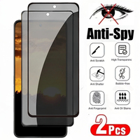 2Pcs Privacy Screen Protectors For Realme C75 C67 C63 C65 C55 C53 C51 Anti-Spy Tempered Glass For Realme 10 9 8 7 Pro 9i 8i Film