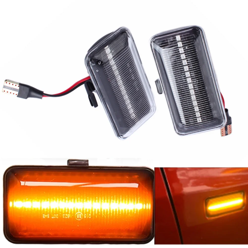 

2 шт. светодиодные динамические указатели поворота для VW Golf 3 Vento Passat SEAT Ibiza Cordoba последовательная индикаторная лампа переднего крыла