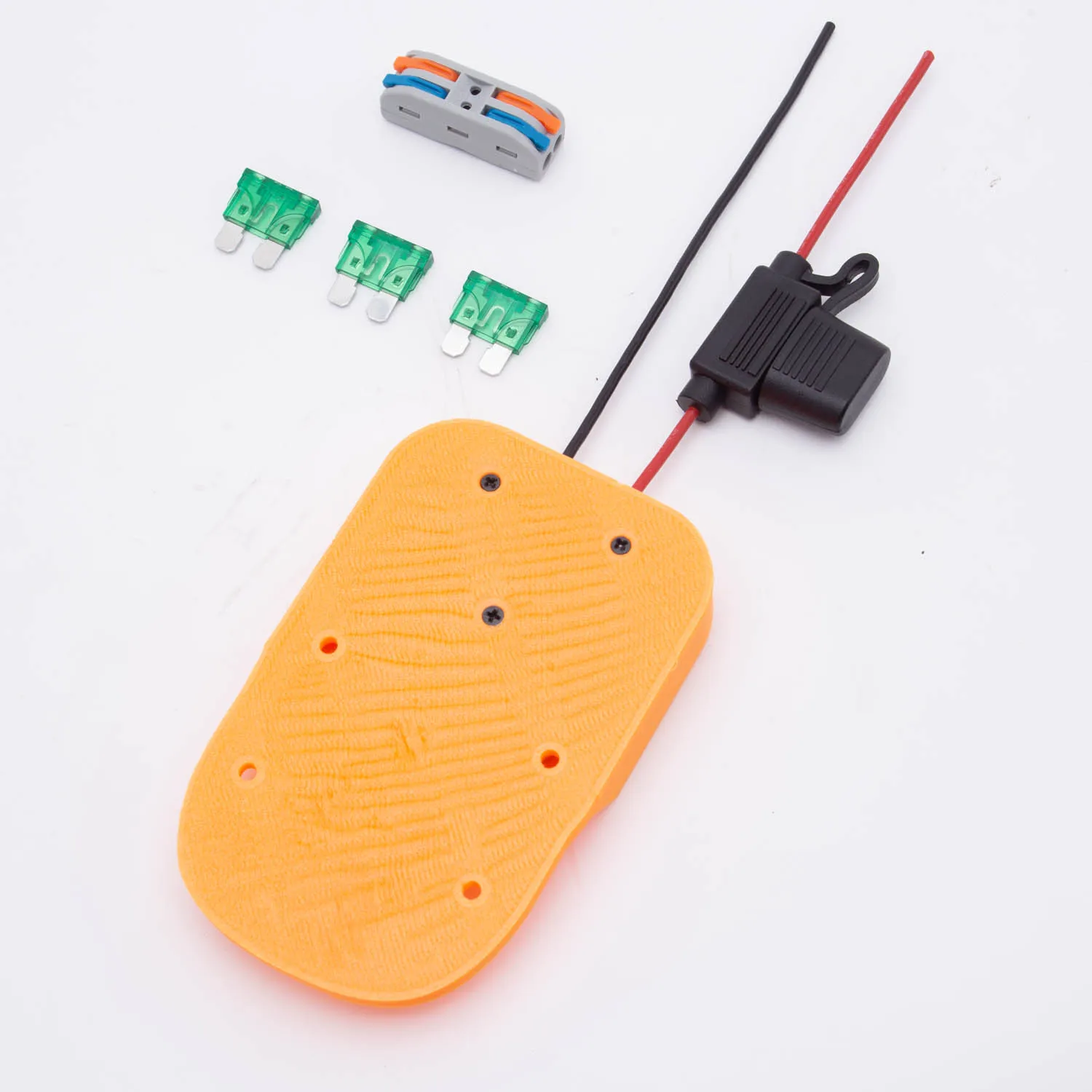 DIY Adapter Power Wheel Batterie Konverter für Ridgid AEG 18 V Lithium-Batterie für Rc Auto, Robotik 14 AWG Drähte (KEINE Batterien) – Detail 3