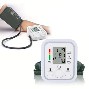 Portable arm blood pressure monitor, automatic tonometer, digital pressure gauge, sphigmomanometer pulse, LED 12 Main Sales Digital Pressure Meter - №11