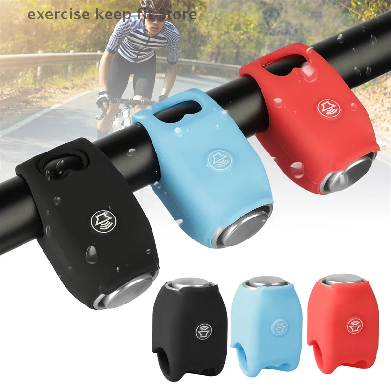 AliExpress Electric Bicycle Bell 120dB Horn Rainproof MTB Cycling Handlebar Ring with Silica Gel Shell Portable Road Bike Bells Accessories