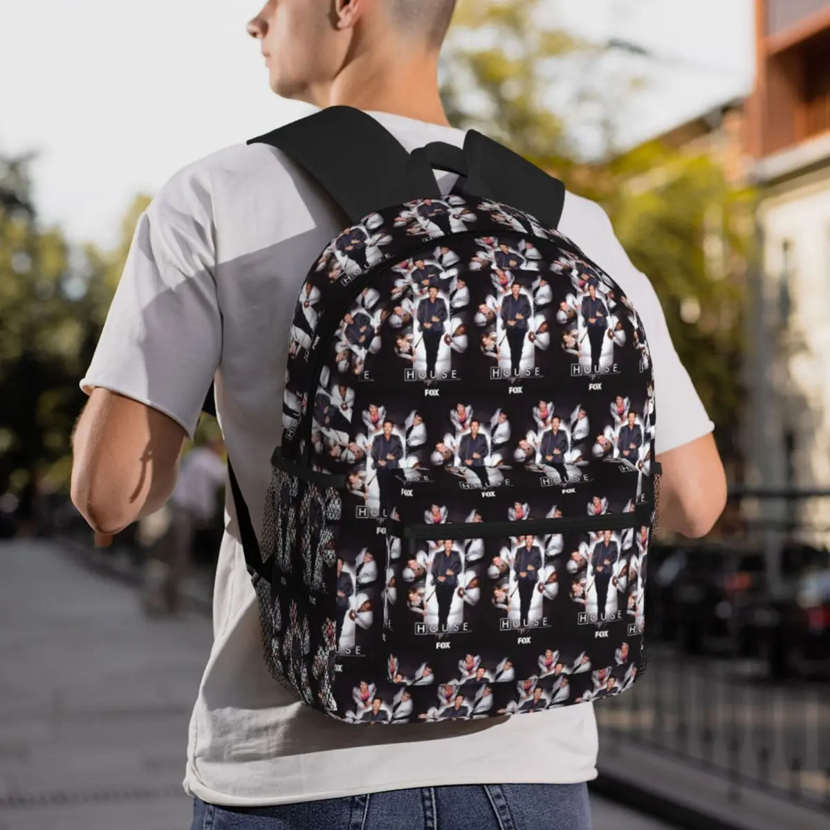 

House MD Student Backpack School Bag Hiking Travel Daypack for Boys Girls Fashion Bookbag Shoulder Bags