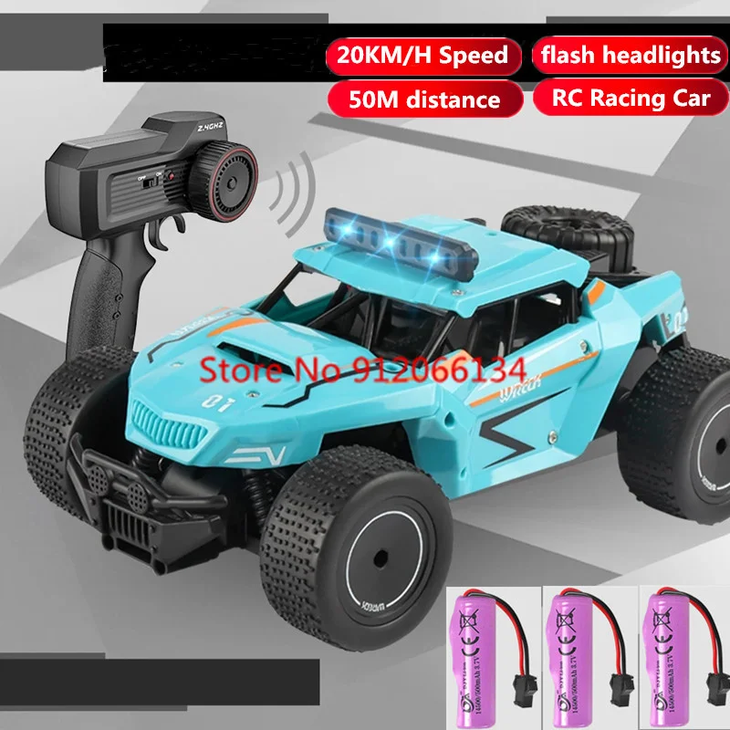 2.4G RC Drift Car Cross-country Electric Remote Control Car 20KM/H High Speed RC Racing Car Off Load Climbing Vehical Kid Gifts