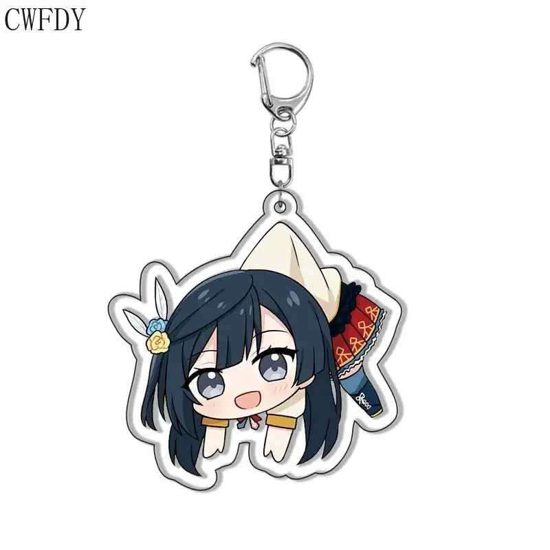 New Anime Love Live Cosplay Keychain Kotori Minami Honoka Kousaka Ayase Eli Yazawa Nico Acrylic Figure Key Chain For Girlfriends