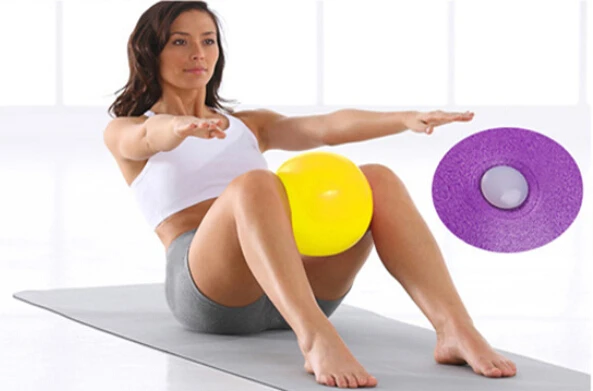 25cm Yoga Ball Physical Fitness Ball Gym Pump Pilates Stress Trainer Pods Balloons Physical Trainer Appliance Balance Ball