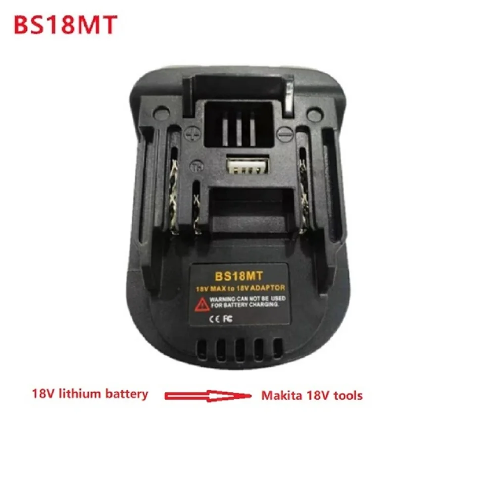 New FULL-20V To 18V Battery Conversion Dm18M Li-Ion Charger Tool Adapter For Milwaukee Makita Bl1830 Bl1850 Batteries