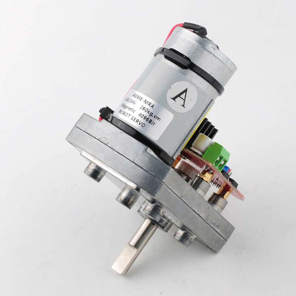 ASME-MRB 360 Degree Servo High-power High-torque Magnetic Encoded Steering Gear 110/180/260/300/380/400kg.cm for Robot RC