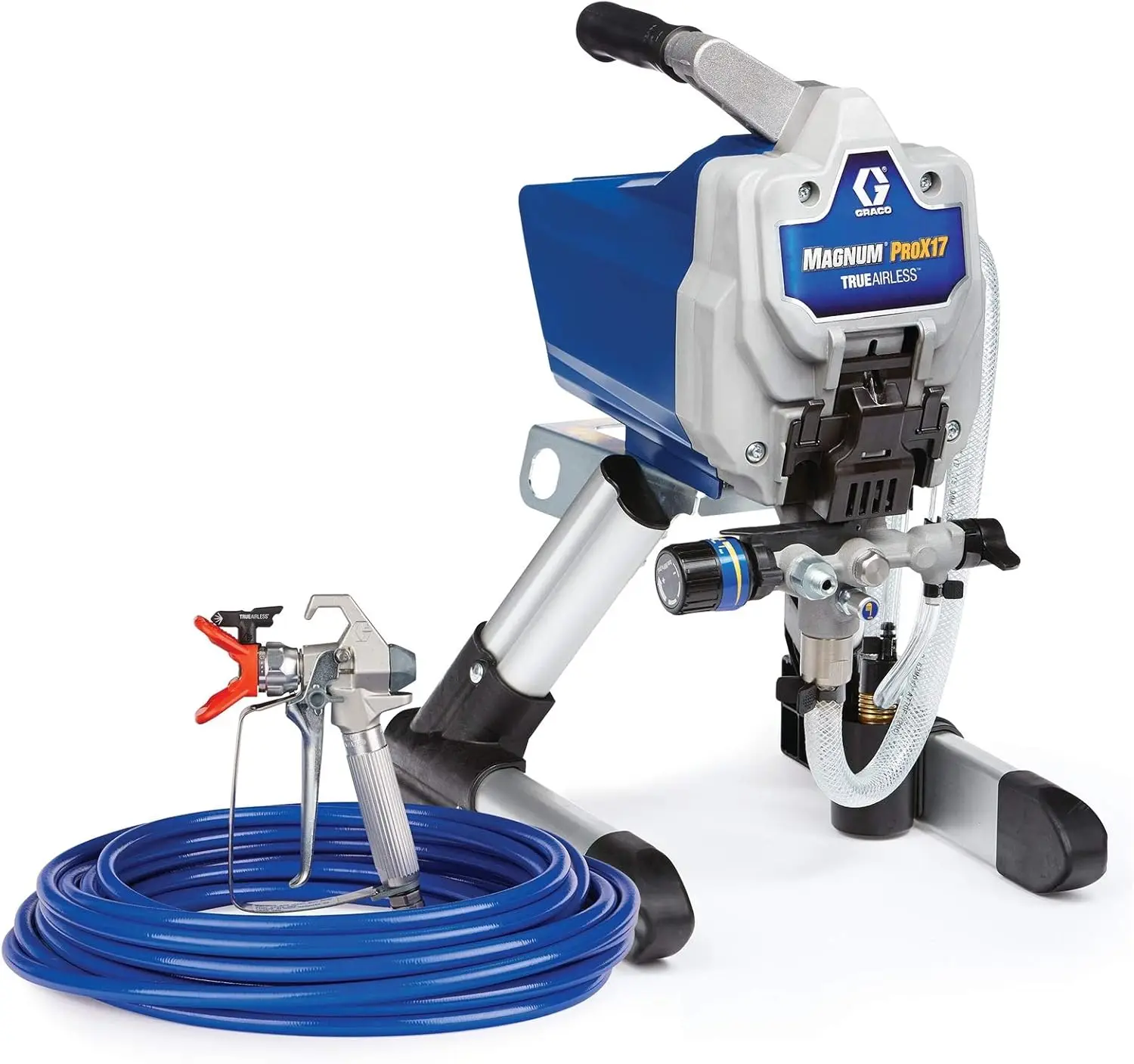 GraMagnum ProX17 Stand Paint Sprayer, Grey/Blue