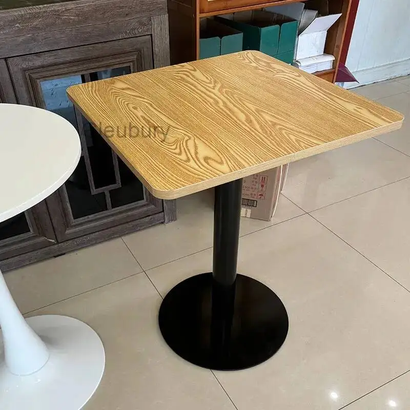 American Style Metal Café Tables Modern Kitchen Balcony Fashion Café Tables Courtyard Hotel Furniture Salontafel Ls40kfz