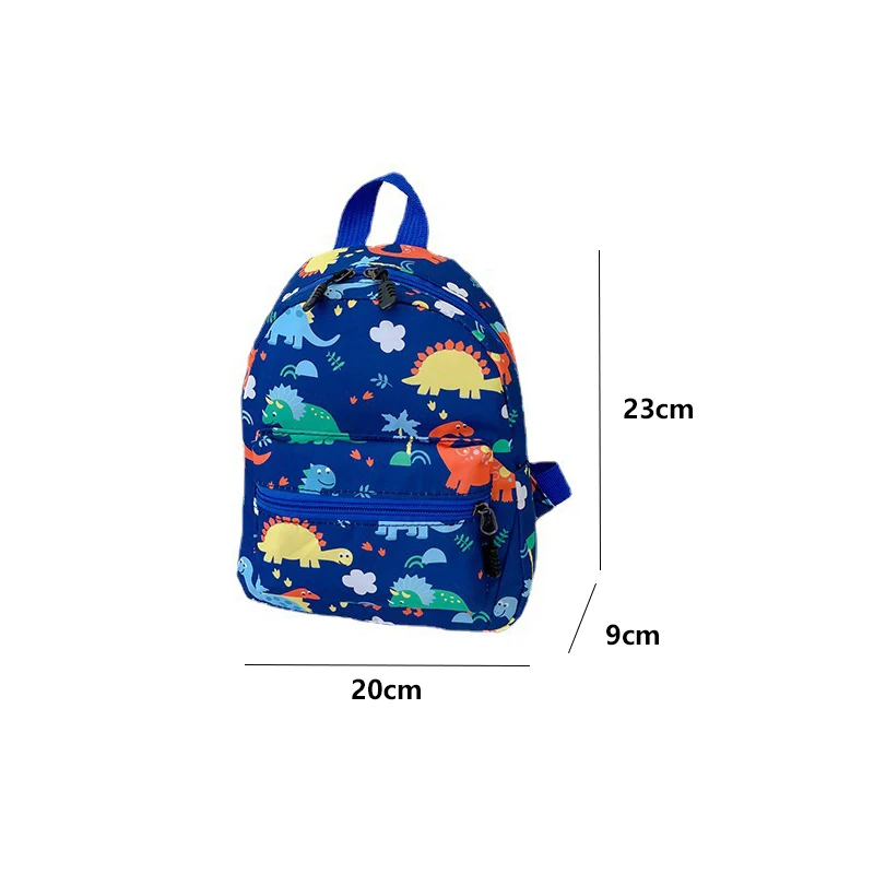 Cartoon Cute Children Nylon Backpack Leisure Student Bag Little Dinosaur Storage Bag Waterproof Backpacks Gift